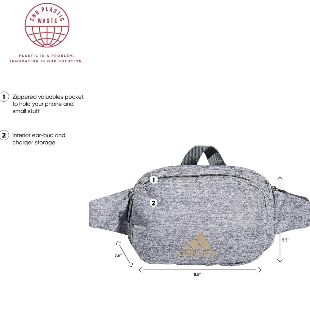 Adidas Unisex Must Have Waist Pack - Picture 2 of 6